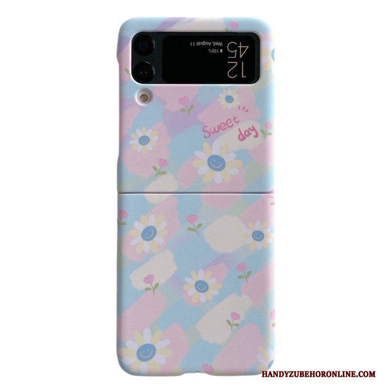 Hülle Für Samsung Galaxy Z Flip 4 Flip Case Kleine Gänseblümchen