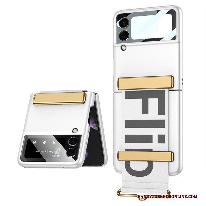 Hülle Für Samsung Galaxy Z Flip 4 Flip Case Riemen Und Film Gkk