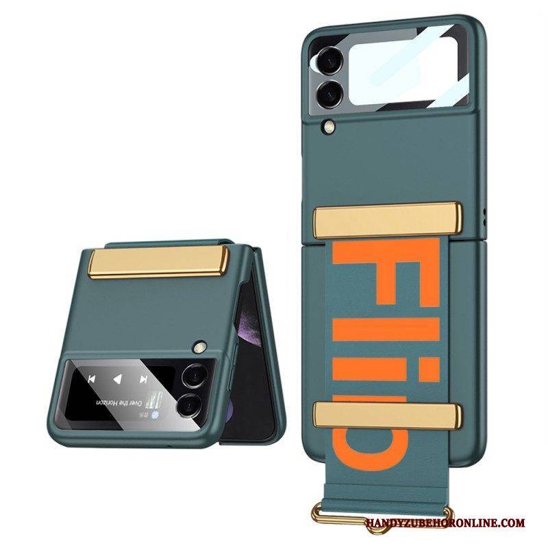 Hülle Für Samsung Galaxy Z Flip 4 Flip Case Riemen Und Film Gkk