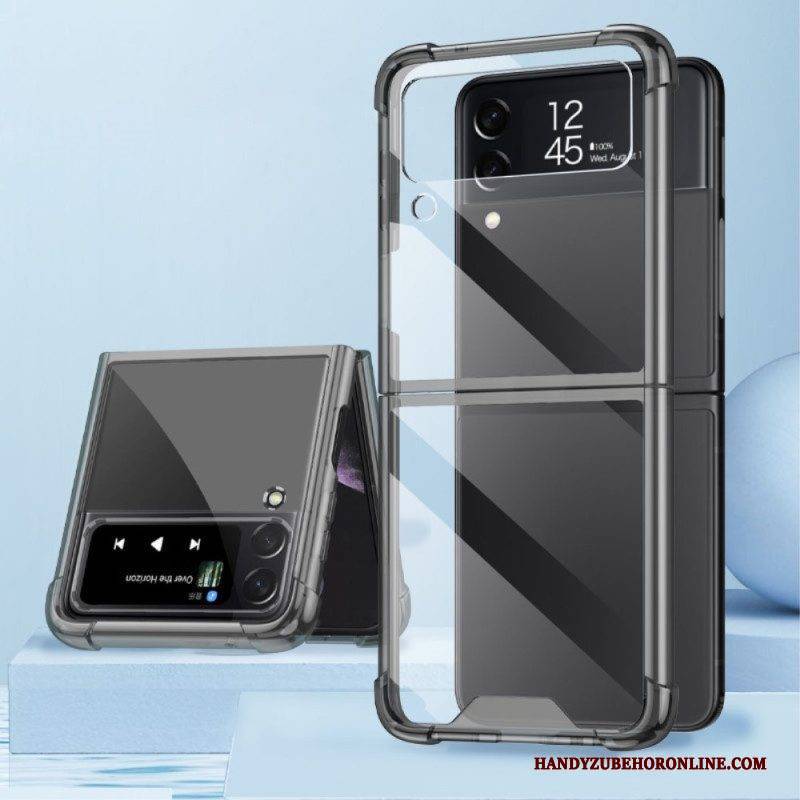 Hülle Für Samsung Galaxy Z Flip 4 Flip Case Transparente. Mit Gkk Verstärkte Ecken