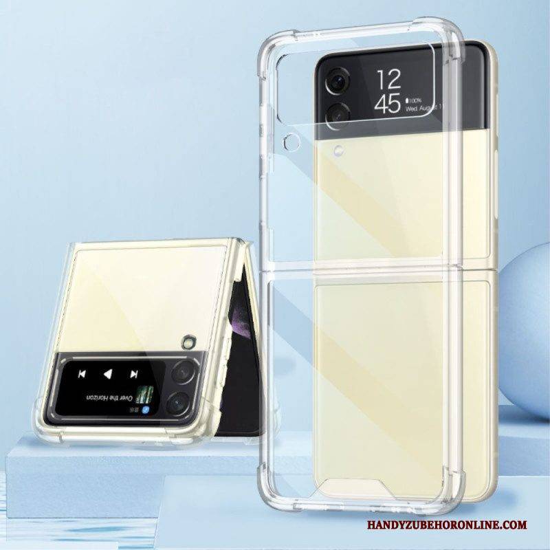 Hülle Für Samsung Galaxy Z Flip 4 Flip Case Transparente. Mit Gkk Verstärkte Ecken