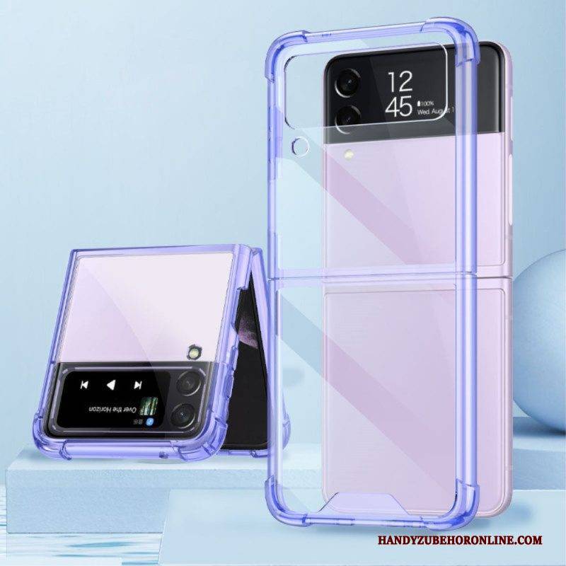 Hülle Für Samsung Galaxy Z Flip 4 Flip Case Transparente. Mit Gkk Verstärkte Ecken