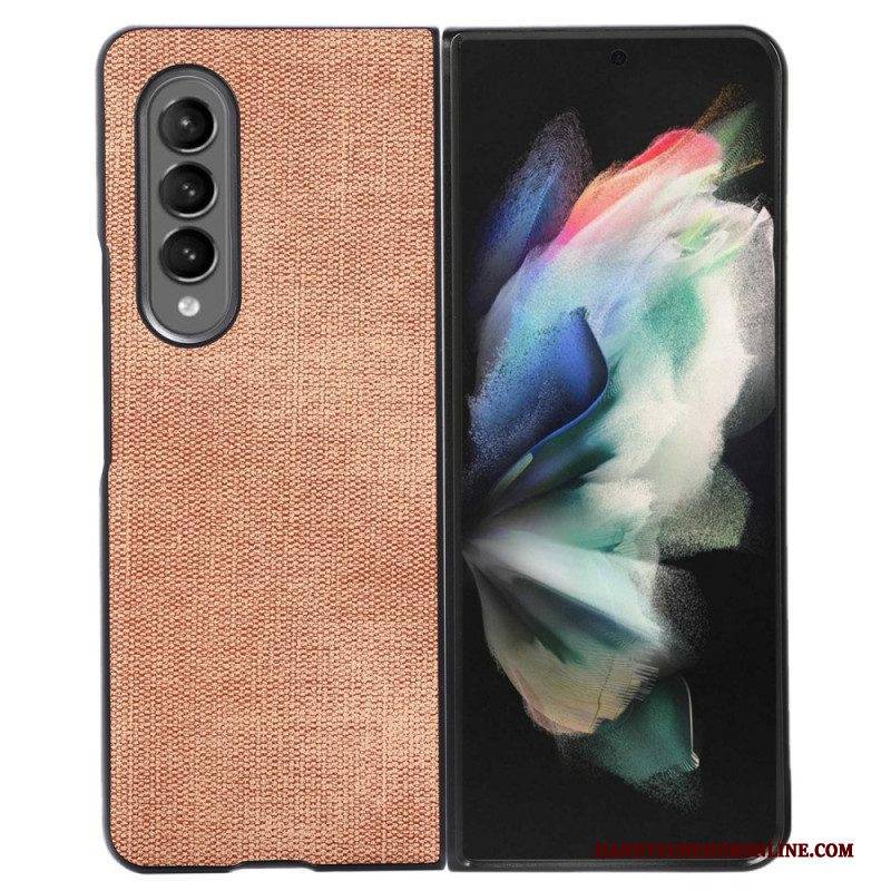 Hülle Für Samsung Galaxy Z Fold 4 Gewebtes Kunstleder