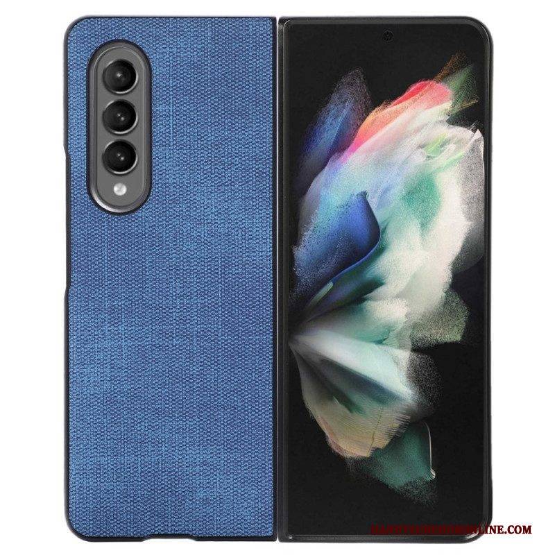 Hülle Für Samsung Galaxy Z Fold 4 Gewebtes Kunstleder