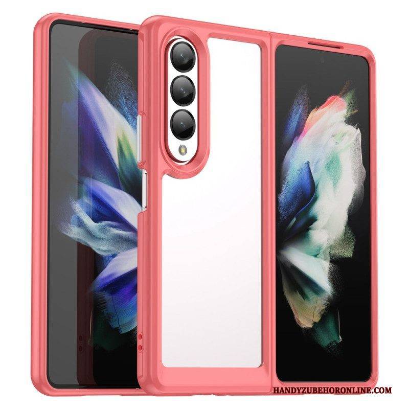 Hülle Für Samsung Galaxy Z Fold 4 Kunststofffarbe