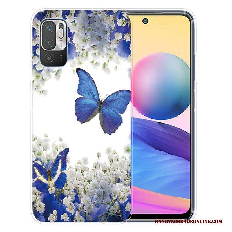 Hülle Für Xiaomi Redmi Note 10 5G Entwerfen Sie Schmetterlinge