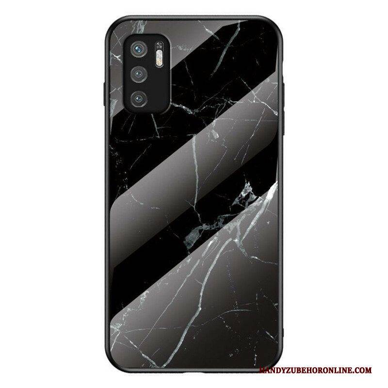 Hülle Für Xiaomi Redmi Note 10 5G Marmorfarben Gehärtetes Glas