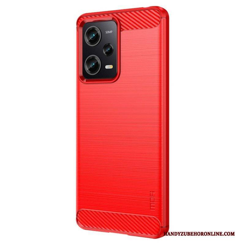 Hülle Für Xiaomi Redmi Note 12 Pro Mofi Gebürstete Kohlefaser