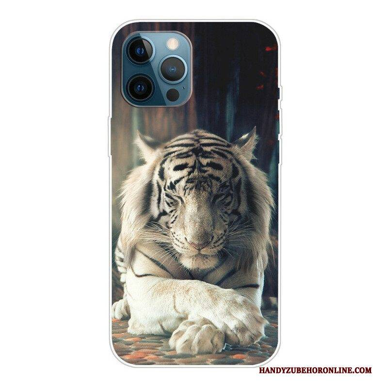 Hülle Für iPhone 13 Pro Max Flexibler Tiger