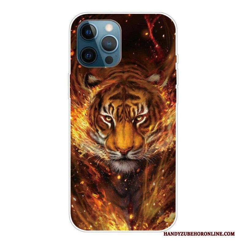 Hülle Für iPhone 13 Pro Max Flexibler Tiger