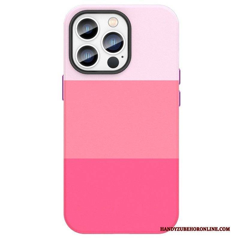Hülle Für iPhone 14 Plus Farbige Bänder