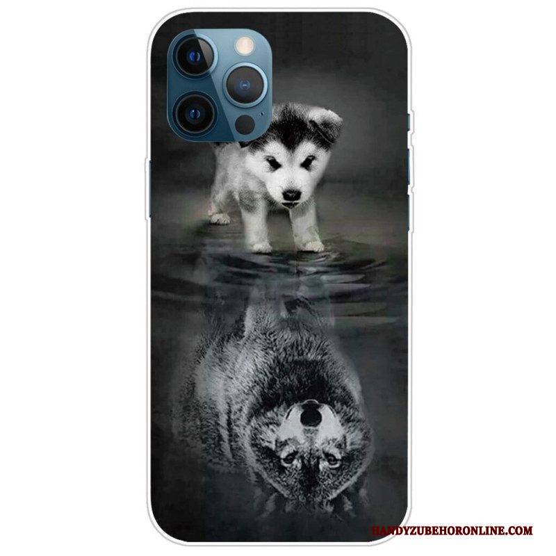 Hülle Für iPhone 14 Pro Max Deklination Wolf