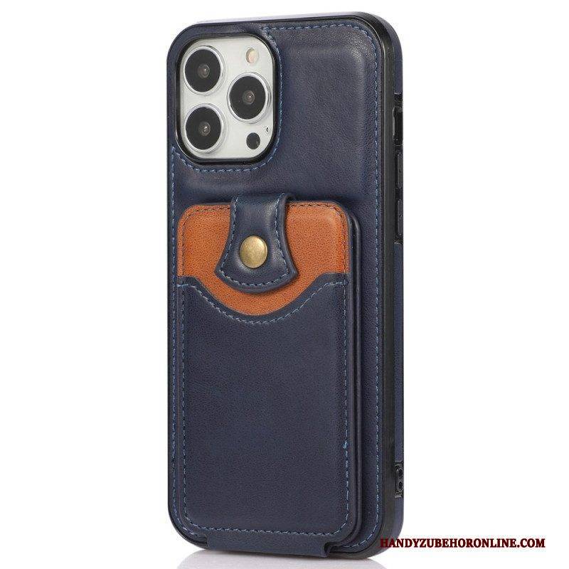 Hülle Für iPhone 14 Pro Max Flip Case Klappkartenhalter