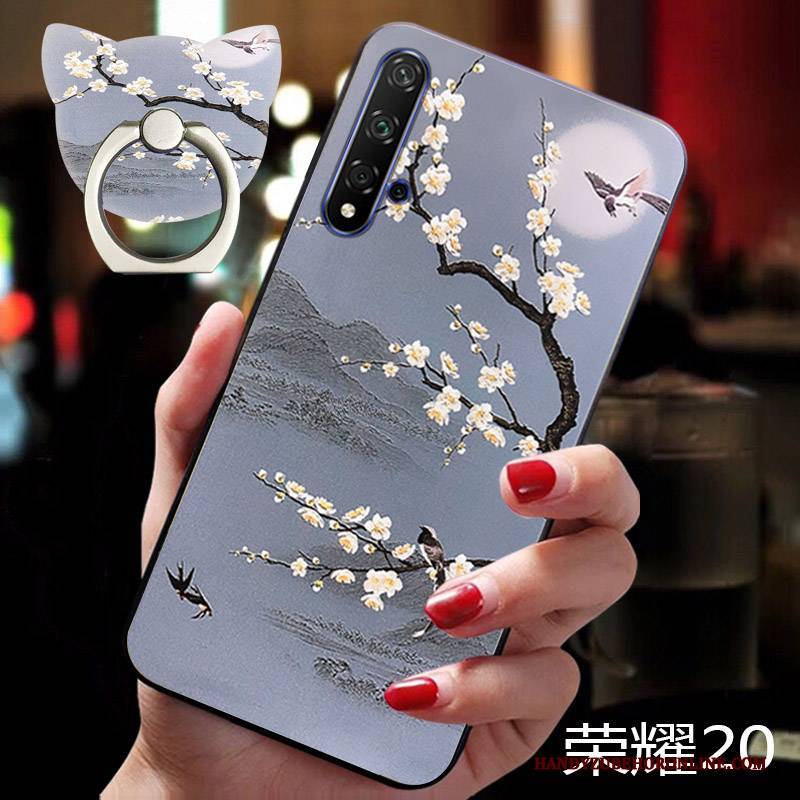 Hülle Honor 20 Mode Trend Wind, Case Honor 20 Weiche Neu Pflaumenblüte