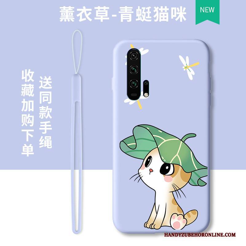 Hülle Honor 20 Pro Karikatur Anti-sturz Trend, Case Honor 20 Pro Taschen Lichtfarbe Lila