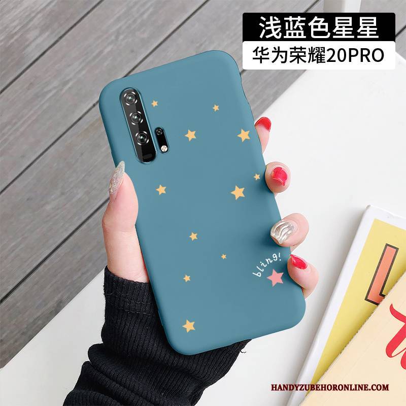 Hülle Honor 20 Pro Kreativ Blau Anti-sturz, Case Honor 20 Pro Mode Schlank Einfach