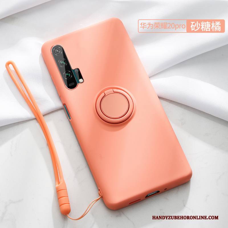 Hülle Honor 20 Pro Silikon Magnetismus Gelb, Case Honor 20 Pro Kreativ Nubuck Trendmarke