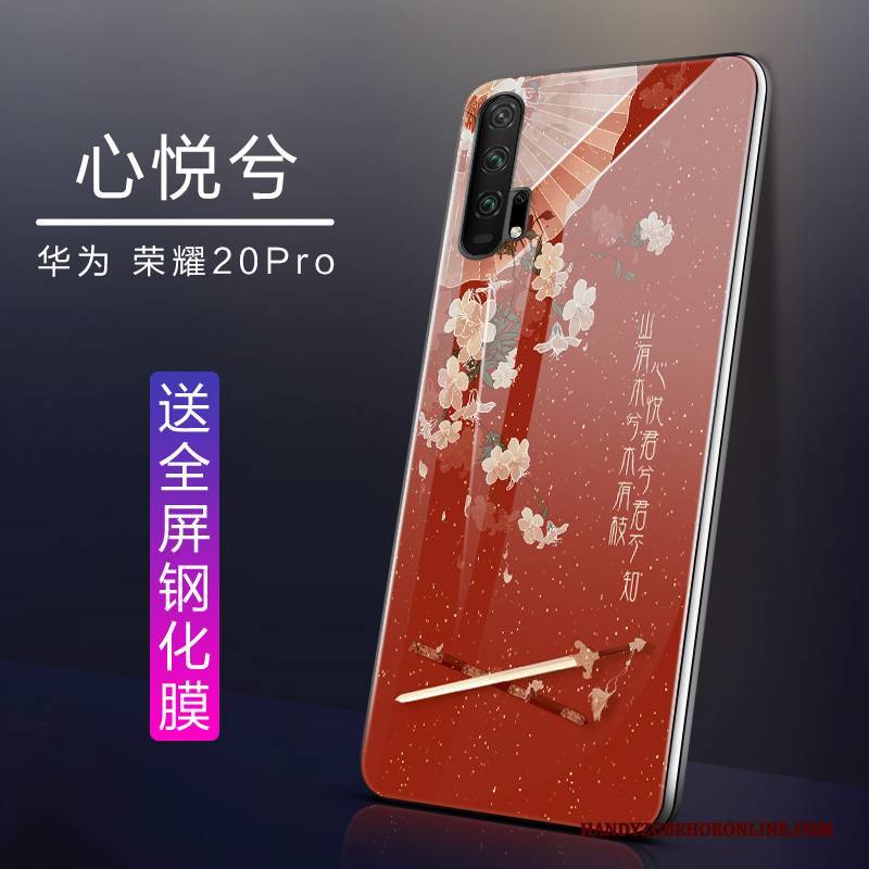 Hülle Honor 20 Pro Silikon Netto Rot Grün, Case Honor 20 Pro Schutz Mini Handyhüllen