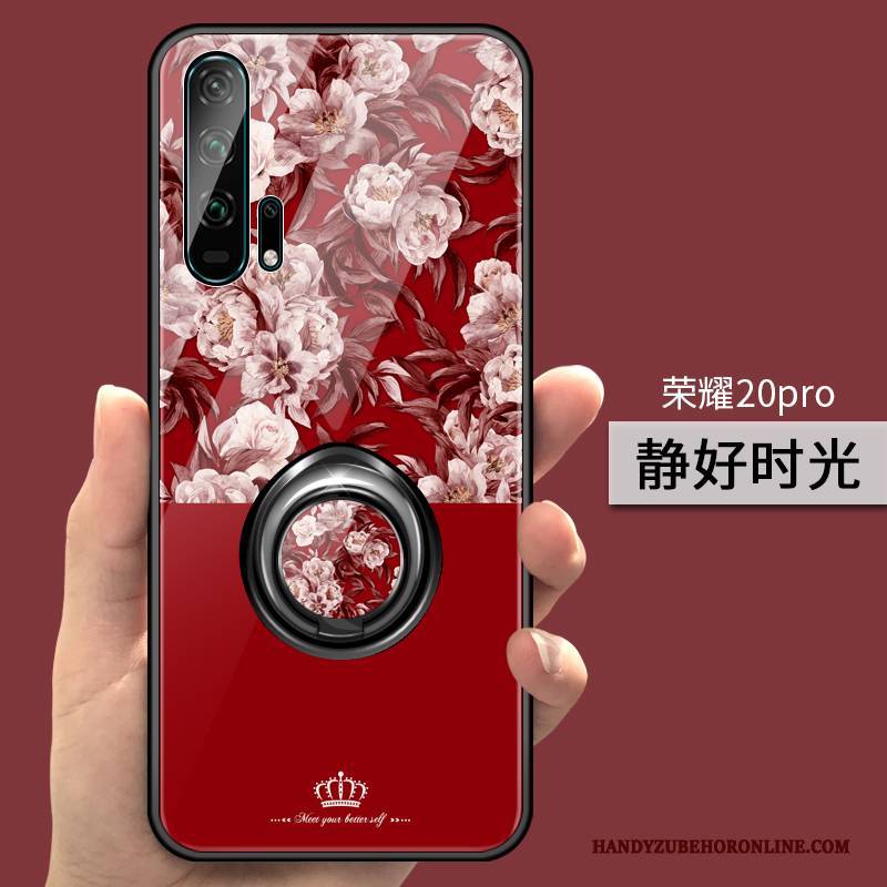 Hülle Honor 20 Pro Silikon Spiegel Handyhüllen, Case Honor 20 Pro Weiche Rot Schlank