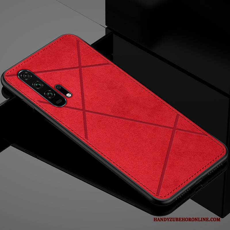 Hülle Honor 20 Pro Silikon Stoff Schlank, Case Honor 20 Pro Weiche Grau Anti-sturz