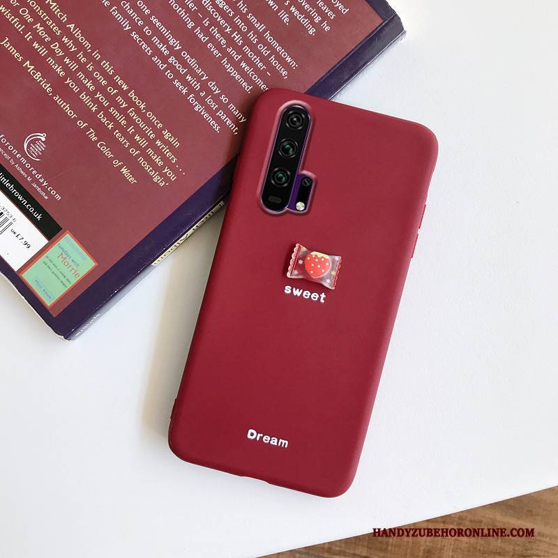 Hülle Honor 20 Pro Weiche Persönlichkeit Einfach, Case Honor 20 Pro Silikon Blau Mini