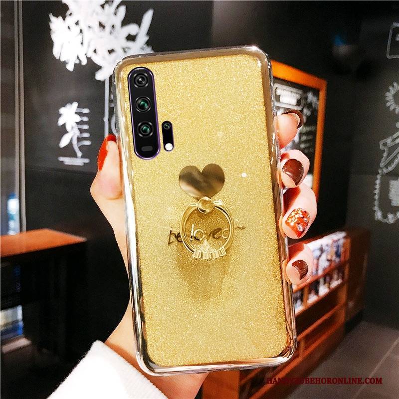 Hülle Honor 20 Pro Weiche Pulver Gold, Case Honor 20 Pro Grün Überzug