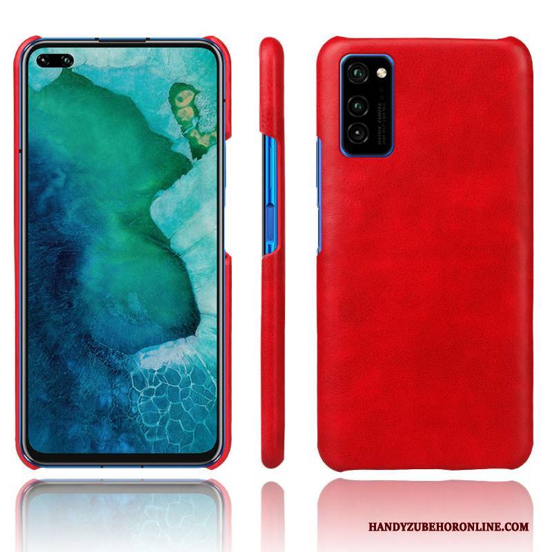 Hülle Honor 30 Pro Lederhülle Business Gelb, Case Honor 30 Pro Leder Anti-sturz Trend