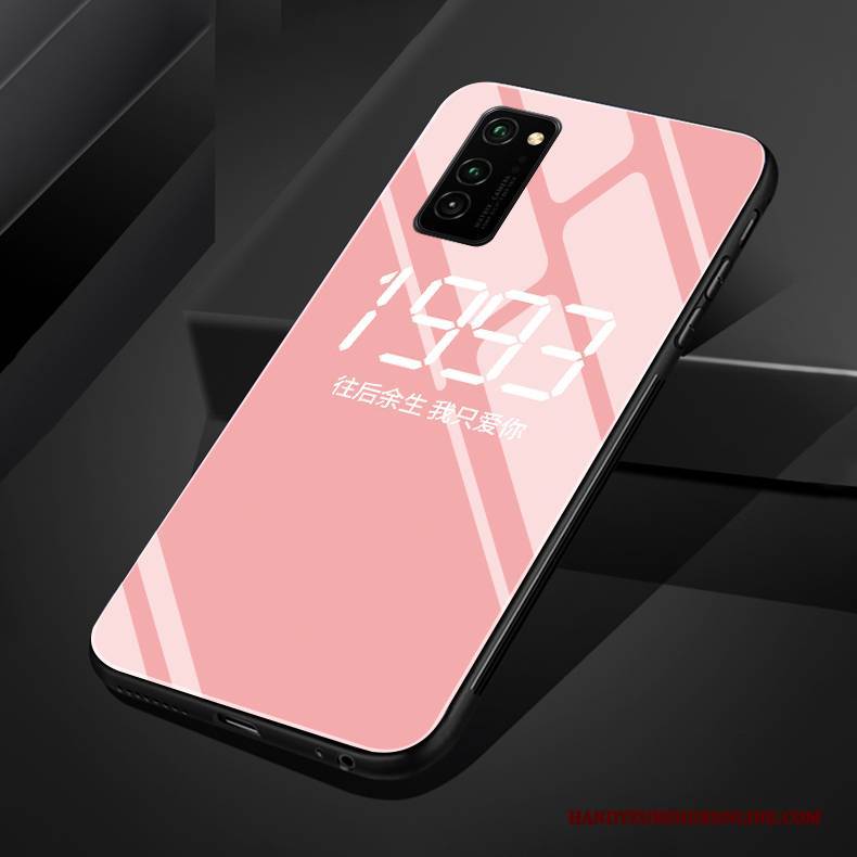 Hülle Honor 30 Pro Silikon Geburtstag Glas, Case Honor 30 Pro Rot Handyhüllen