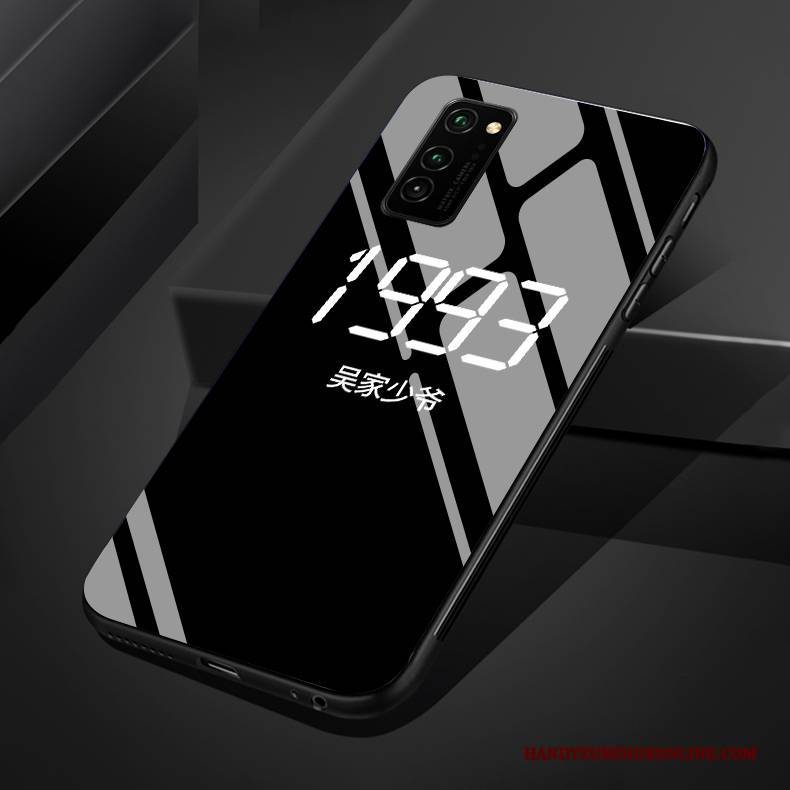 Hülle Honor 30 Pro Silikon Geburtstag Glas, Case Honor 30 Pro Rot Handyhüllen