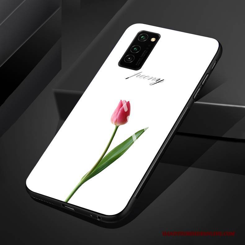 Hülle Honor 30 Pro Weiche Mini Frisch, Case Honor 30 Pro Silikon Glas Rosa