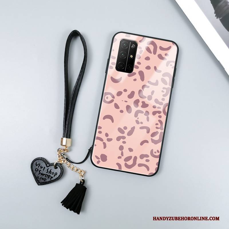 Hülle Honor 30s Schutz Leopard Handyhüllen, Case Honor 30s Taschen Persönlichkeit Rosa