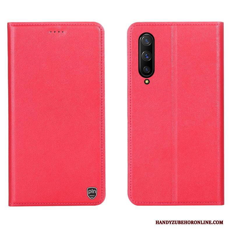 Hülle Honor 9x Pro Lederhülle Rot Handyhüllen, Case Honor 9x Pro Taschen Muster Folio