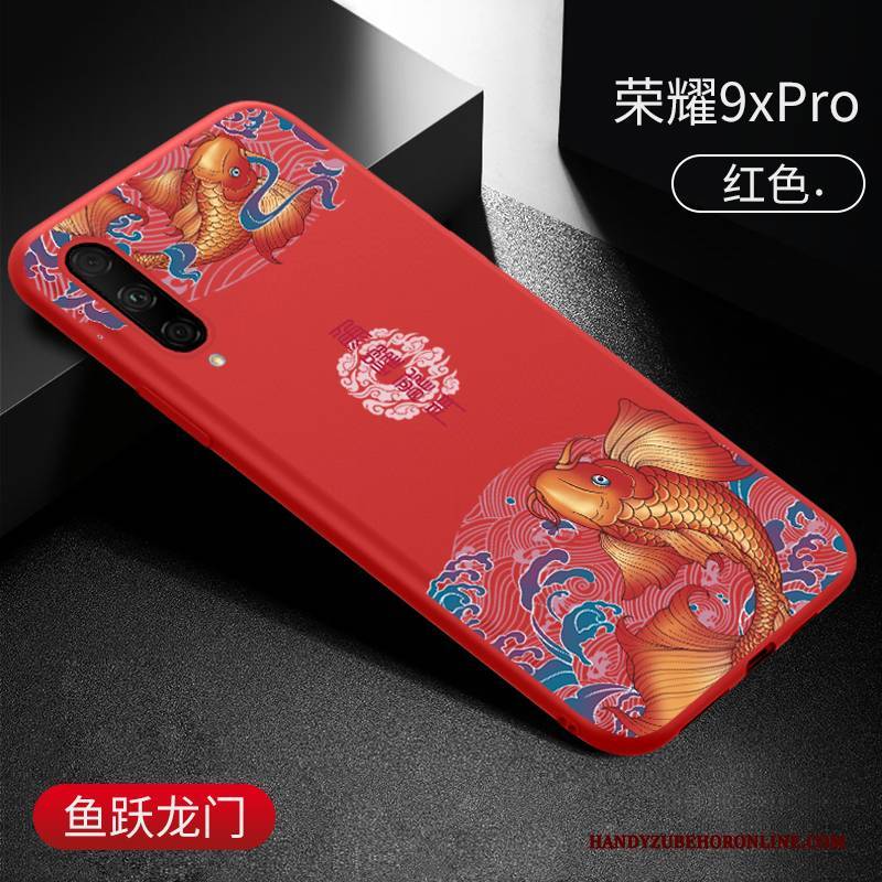 Hülle Honor 9x Pro Schutz Anti-sturz Ratte, Case Honor 9x Pro Taschen Chinesische Art Handyhüllen