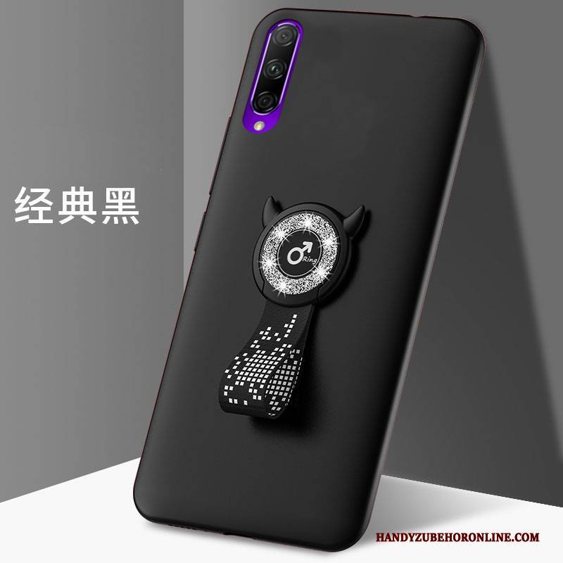 Hülle Honor 9x Pro Schutz Anti-sturz Schwarz, Case Honor 9x Pro Taschen Nubuck Liebhaber