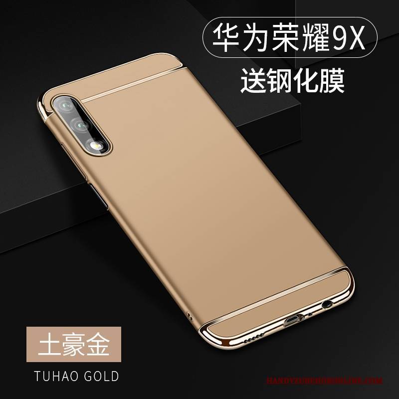 Hülle Honor 9x Taschen Gold Anti-sturz, Case Honor 9x Schutz Neu Schwer