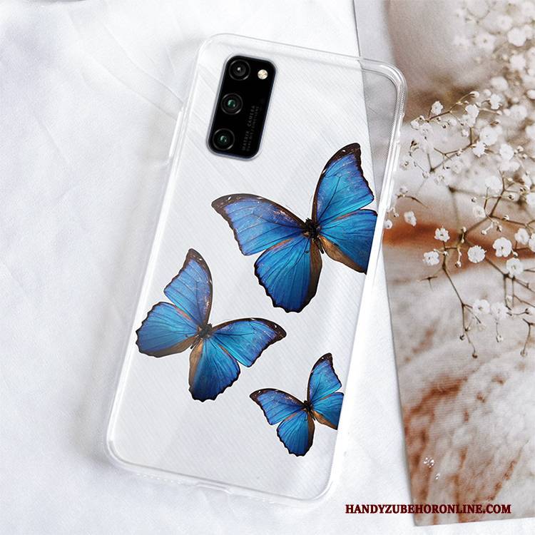 Hülle Honor View30 Pro Kreativ Einfach Persönlichkeit, Case Honor View30 Pro Taschen Liebhaber Schmetterling