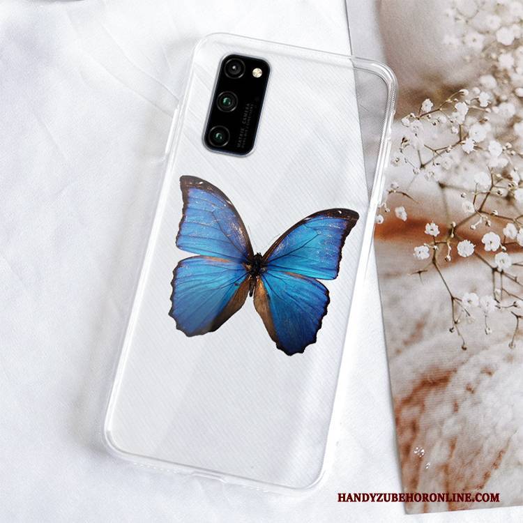 Hülle Honor View30 Pro Kreativ Einfach Persönlichkeit, Case Honor View30 Pro Taschen Liebhaber Schmetterling