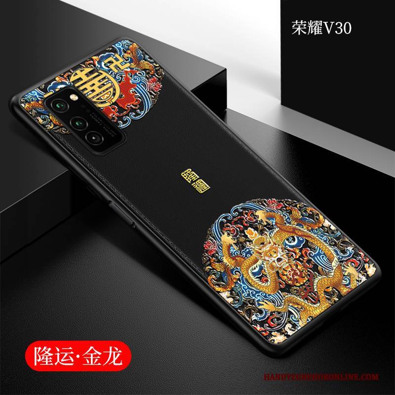 Hülle Honor View30 Taschen Anti-sturz Chinesische Art, Case Honor View30 Silikon Schlank Trendmarke