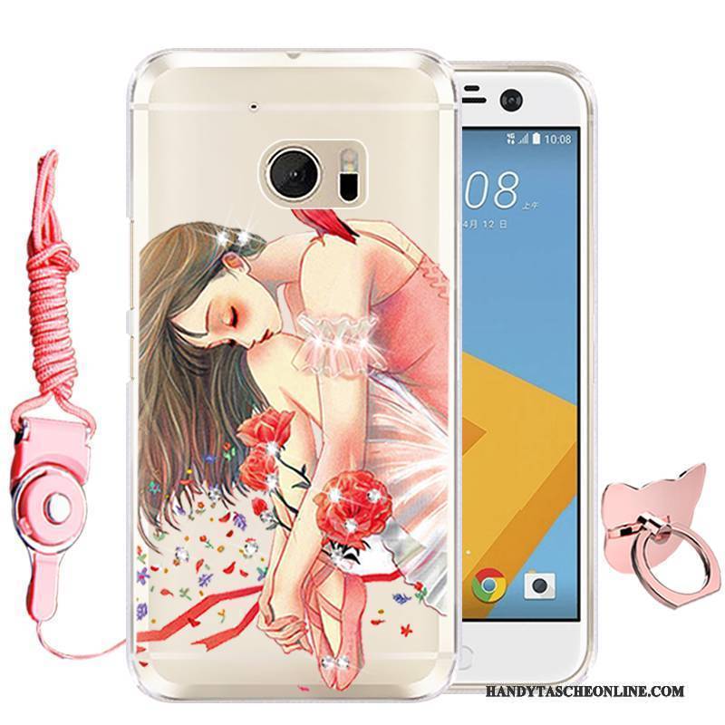 Hülle Htc 10 Karikatur Handyhüllen Rosa, Case Htc 10 Silikon