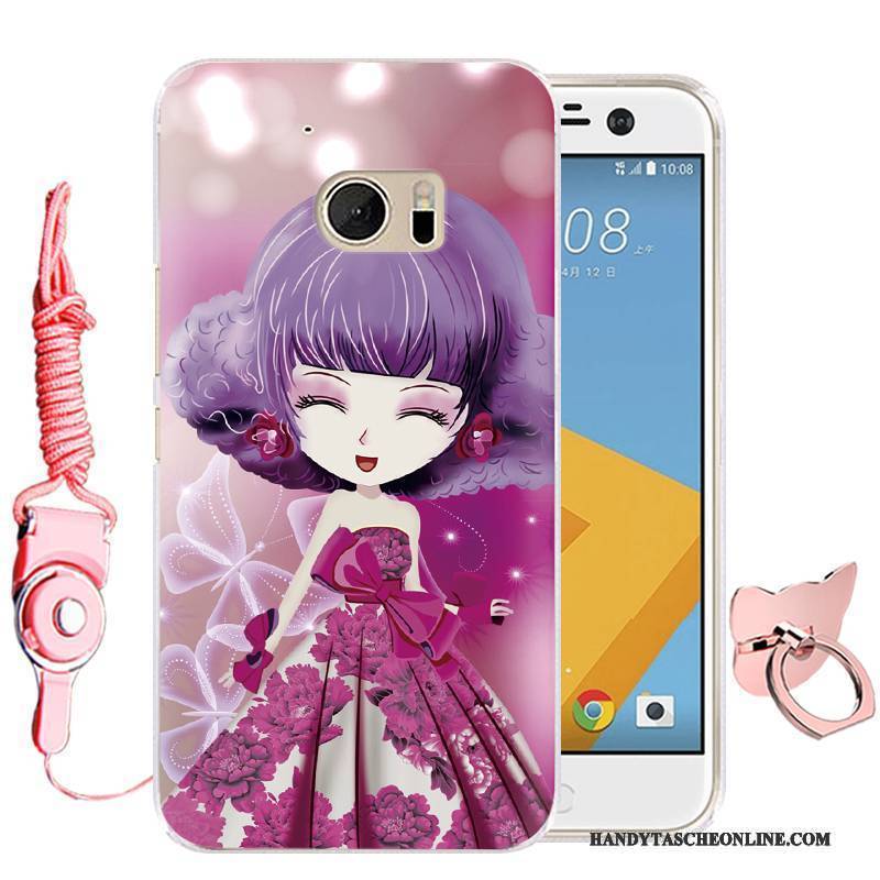 Hülle Htc 10 Karikatur Handyhüllen Rosa, Case Htc 10 Silikon