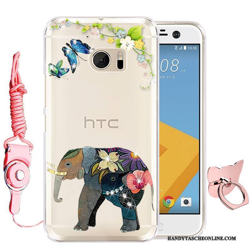 Hülle Htc 10 Karikatur Handyhüllen Rosa, Case Htc 10 Silikon