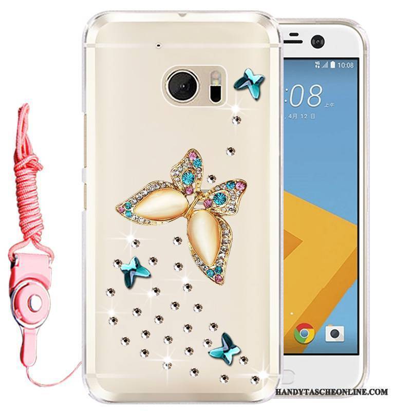 Hülle Htc 10 Strass Rosa Handyhüllen, Case Htc 10 Silikon