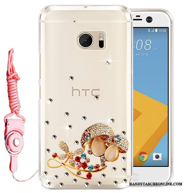 Hülle Htc 10 Strass Rosa Handyhüllen, Case Htc 10 Silikon