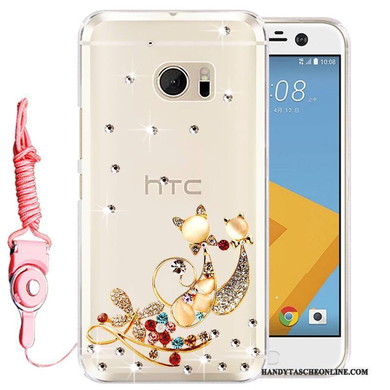 Hülle Htc 10 Strass Rosa Handyhüllen, Case Htc 10 Silikon