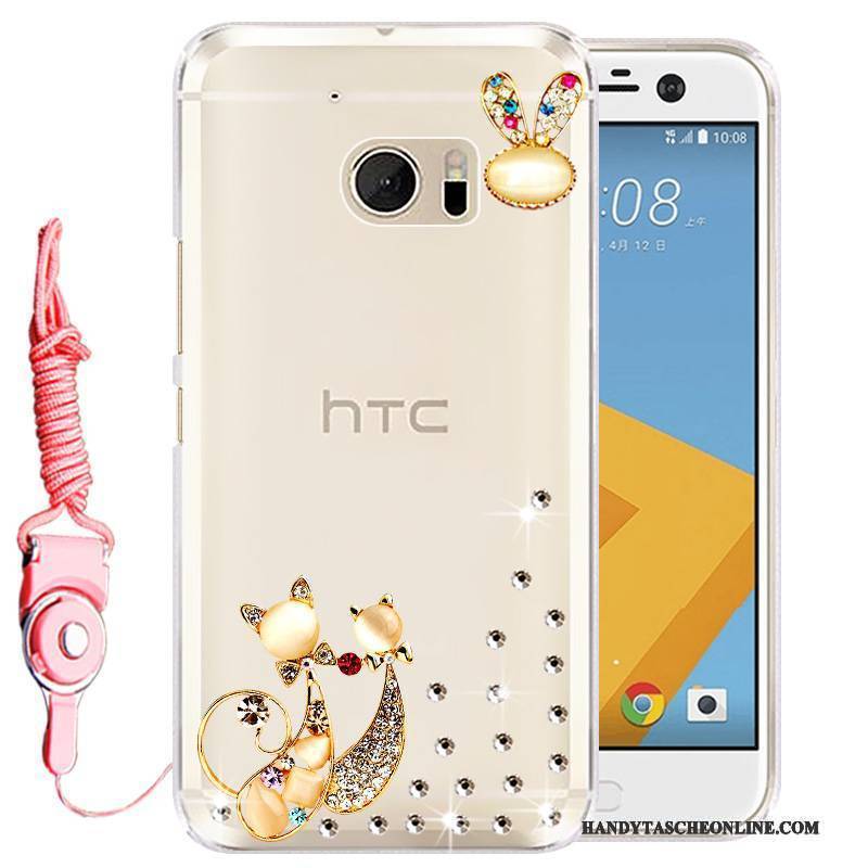 Hülle Htc 10 Strass Rosa Handyhüllen, Case Htc 10 Silikon