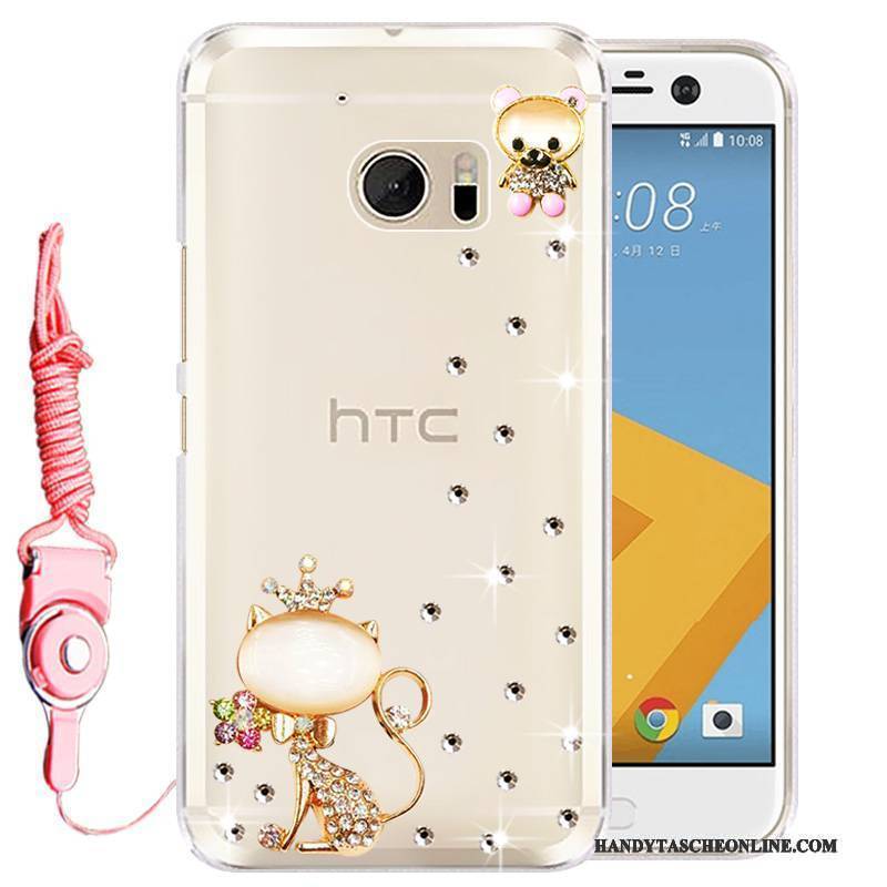 Hülle Htc 10 Strass Rosa Handyhüllen, Case Htc 10 Silikon