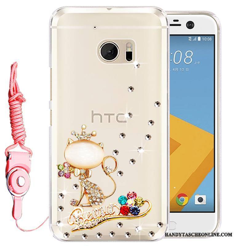 Hülle Htc 10 Strass Rosa Handyhüllen, Case Htc 10 Silikon