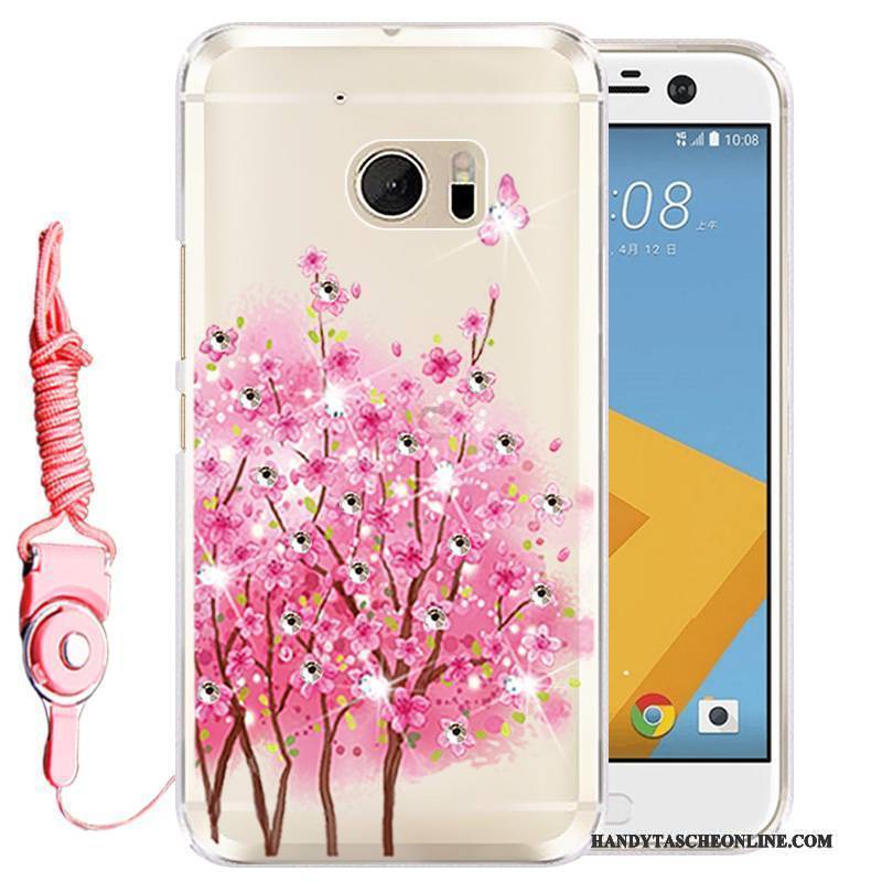 Hülle Htc 10 Strass Rosa Handyhüllen, Case Htc 10 Silikon