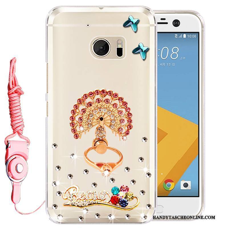 Hülle Htc 10 Strass Rosa Handyhüllen, Case Htc 10 Silikon