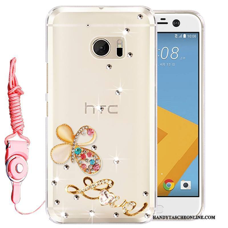 Hülle Htc 10 Strass Rosa Handyhüllen, Case Htc 10 Silikon